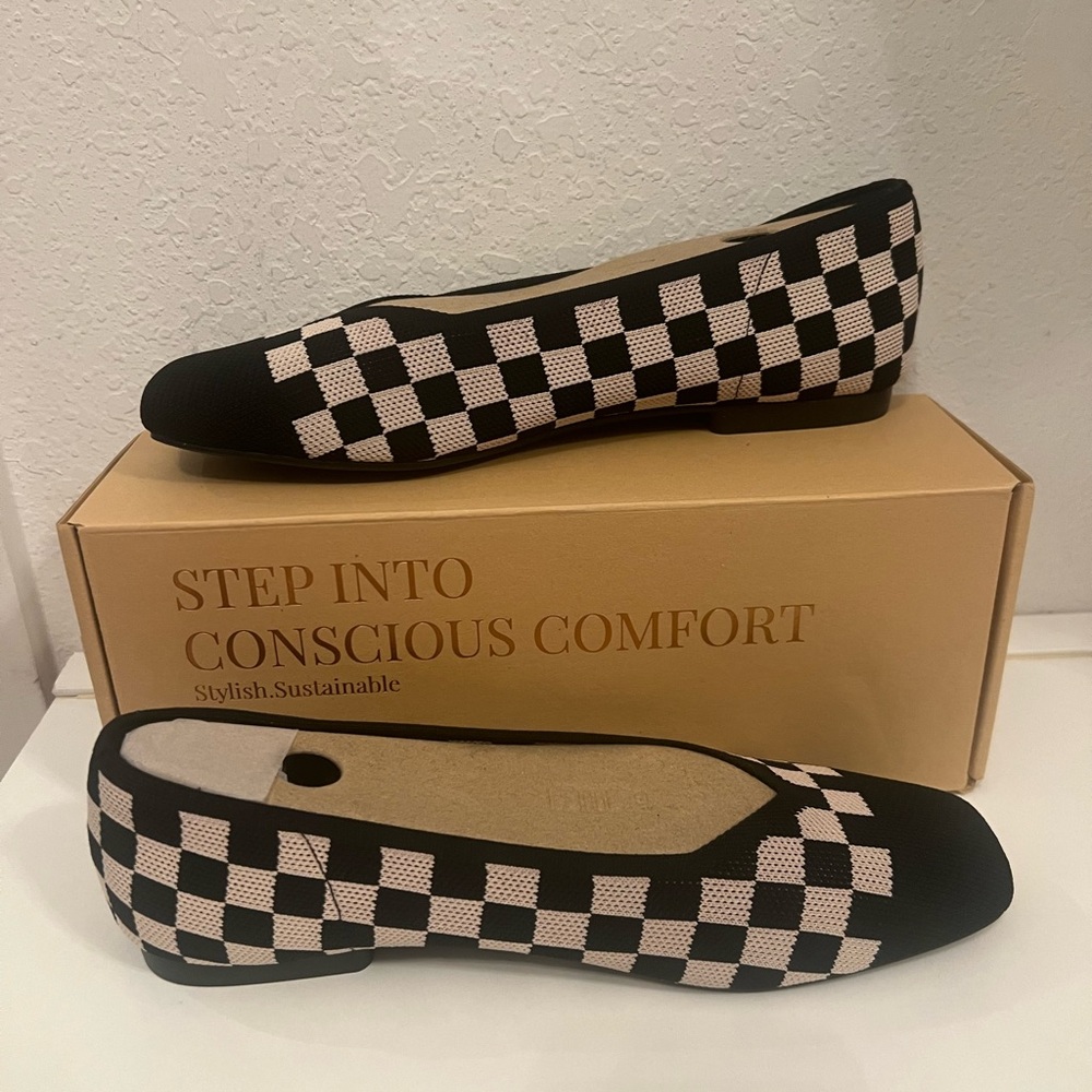 Vivaia checkered flats - Picture 10 of 12